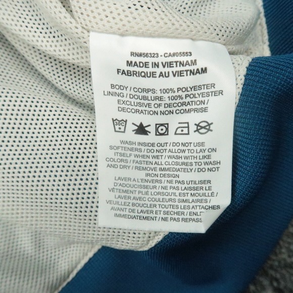 Nike Jacket Mens XXL Blue White Colorblock Windrunner Windbreaker Full Zip 2XL - Picture 5 of 11